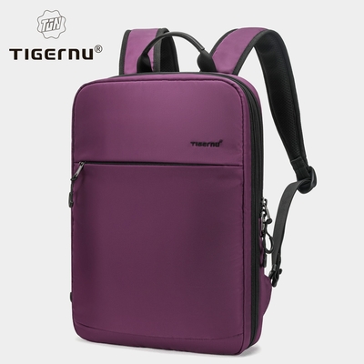 Donne all'aperto degli uomini dello zaino del computer portatile di Bagpack di viaggio di nylon impermeabile estensibile di grande capacità T-B9013
