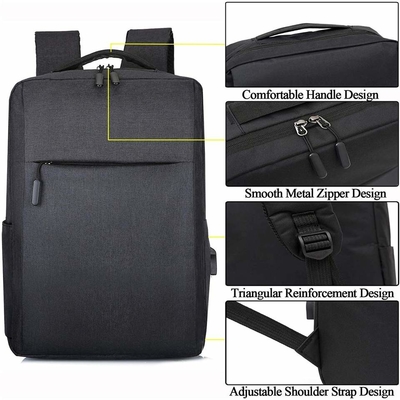 Cartelle a 15,6 pollici di carico del computer portatile dello zaino di USB di anti furto dell'OEM per gli uomini