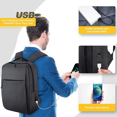 Cartelle a 15,6 pollici di carico del computer portatile dello zaino di USB di anti furto dell'OEM per gli uomini