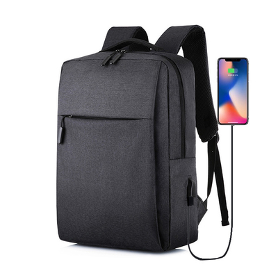 La borsa dello zaino del computer portatile di modo di affari che fa pagare gli zainhi impermeabili del computer portatile di viaggio di USB degli uomini su ordinazione insacca