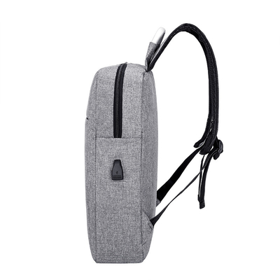Zaino impermeabile del computer portatile della borsa di affari di modo su ordinazione di logo con la borsa di scuola di carico del usb