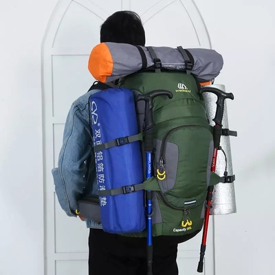 60L zainhi impermeabili d'escursione impermeabili leggeri dello zaino 70cm