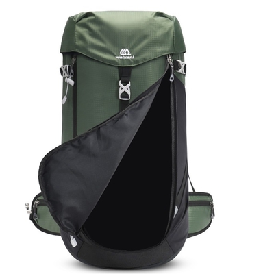 Nylon di campeggio ultraleggero dello zaino del ODM dello zaino impermeabile all'aperto 50L