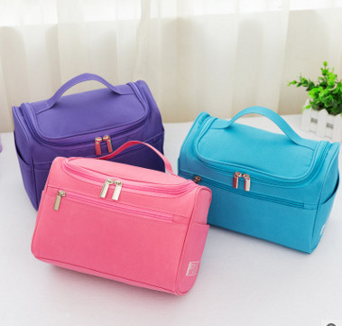 Poliestere che appende viaggio cosmetico Kit Organizer di viaggio cosmetico della borsa