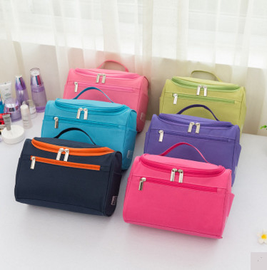Poliestere che appende viaggio cosmetico Kit Organizer di viaggio cosmetico della borsa