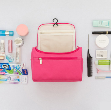 Poliestere che appende viaggio cosmetico Kit Organizer di viaggio cosmetico della borsa