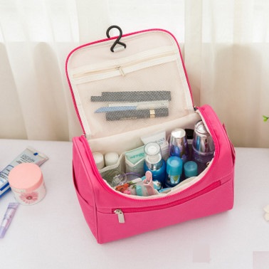 Poliestere che appende viaggio cosmetico Kit Organizer di viaggio cosmetico della borsa