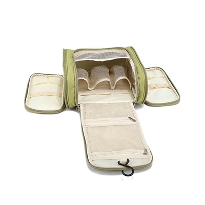Trucco cosmetico d'attaccatura resistente della borsa dell'articolo da toeletta di viaggio del poliestere della borsa impermeabile