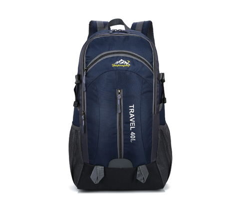 40L zaino di campeggio impermeabile arancio di viaggio dello zaino 55cm con il foro della tassa di USB
