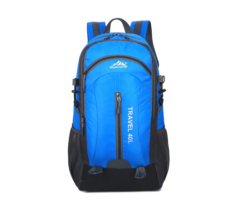 40L zaino di campeggio impermeabile arancio di viaggio dello zaino 55cm con il foro della tassa di USB