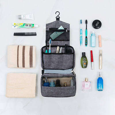 Articolo da toeletta d'attaccatura rosso della borsa di trucco di viaggio che appende organizzatore cosmetico Portable