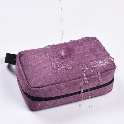 Articolo da toeletta d'attaccatura rosso della borsa di trucco di viaggio che appende organizzatore cosmetico Portable