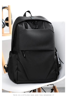 Anti zaino di furto di Grey Waterproof Travel Laptop Backpack con il porto di carico del Usb