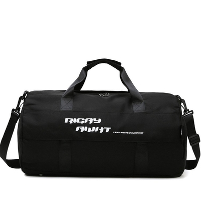 Borsa di Duffle su ordinazione degli uomini di borsa della palestra di viaggio con il compartimento della scarpa all'aperto