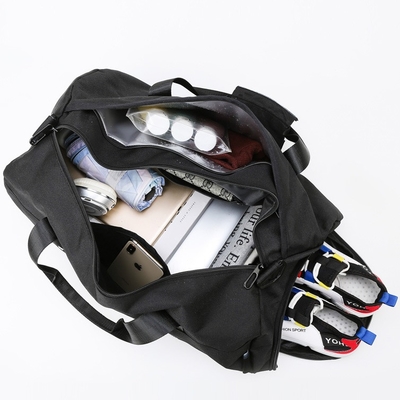 Borsa di Duffle su ordinazione degli uomini di borsa della palestra di viaggio con il compartimento della scarpa all'aperto