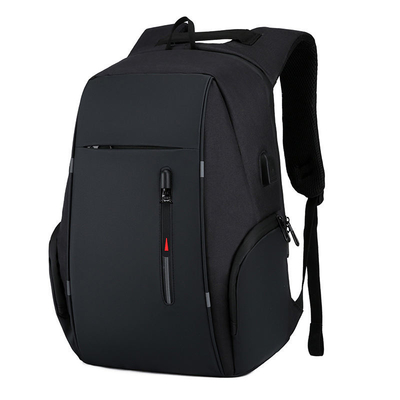 Borsa impermeabile del computer di affari dello zaino a 17 pollici nero del computer portatile con USB