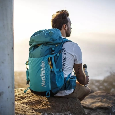 Borsa impermeabile leggera di trekking della montagna dello zaino 60cm del poliestere 0.1kg