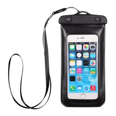 Cassa impermeabile resistente nera di Smartphone del sacchetto del telefono dell'acqua per l'universale del telefono