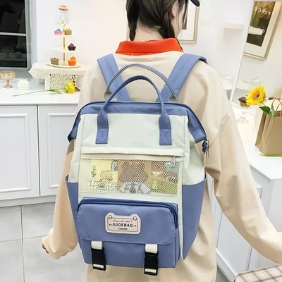La borsa dello zaino della scuola 24cm ha messo le ragazze che lo zaino sveglio ha messo gli anni dell'adolescenza dei bambini del fumetto