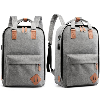 Usb di Grey Business Backpack Sets 43cm che fa pagare 3 in 1 iso dello zaino
