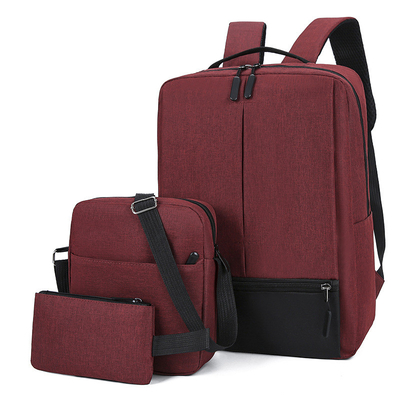 lo zaino del computer portatile del lavoro degli uomini 3pc ha messo lo zaino astuto di viaggio ha messo unisex