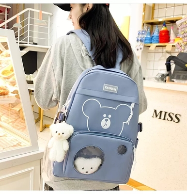 Le ragazze dello zaino di viaggio la borsa di scuola che del computer portatile mette gli zainhi inscatolano la Cina Colourful 2022