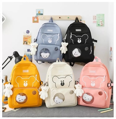 Le ragazze dello zaino di viaggio la borsa di scuola che del computer portatile mette gli zainhi inscatolano la Cina Colourful 2022