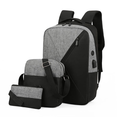 Lo zaino del computer di Oxford mette 3 in 1 insieme unisex dello zaino del computer portatile