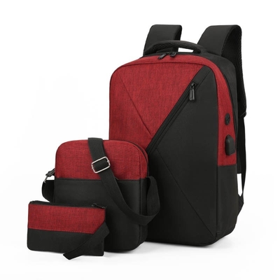 Lo zaino del computer di Oxford mette 3 in 1 insieme unisex dello zaino del computer portatile