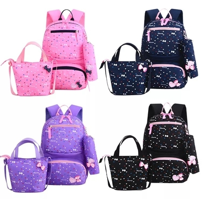 Gli zainhi per le ragazze istruiscono i bambini che svegli lo zaino Bookbags ha isolato la scatola di pranzo ha messo la borsa
