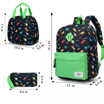 La borsa del pranzo dello zaino dei bambini mette le borse di scuola di viaggio 2022 di Dinosaur New Arrival dello studente del ragazzo