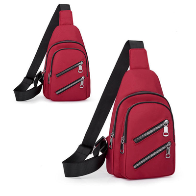 9,7&quot; borsa inter- USB dell'imbracatura della spalla del panno uno di Oxford della borsa dell'imbracatura del corpo della multi tasca
