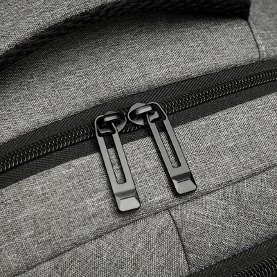 Grey Nylon Waterproof Laptop Backpack con il caricatore 1,37 ft BSCI