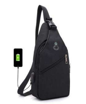 Borsa inter- del petto di sport di grande capacità dello zaino dell'imbracatura del corpo di modo per gli uomini