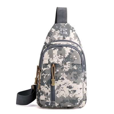Borsa inter- multifunzionale BSCI unisex dell'imbracatura del cammuffamento del tessuto del nylon della borsa dell'imbracatura del corpo