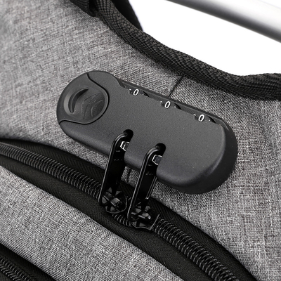 Anti borsa 38cm viaggio del computer portatile di furto dell'ufficio BSCI e zainhi di svago