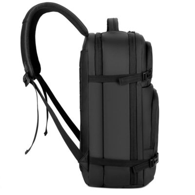 Zaino di nylon resistente a 17,3 pollici del computer portatile del nero dello zaino BSCI del computer portatile dell'acqua degli uomini