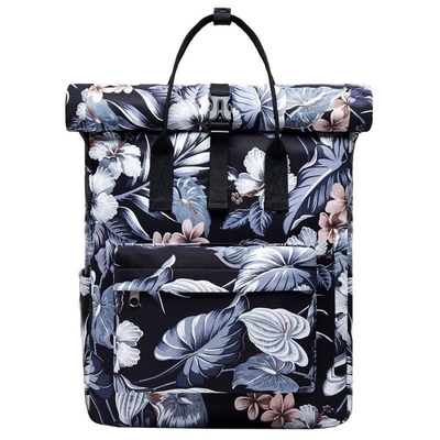 Zaino su ordinazione del computer portatile di Logo Waterproof Rolltop Bag 40cm Rolltop della tela