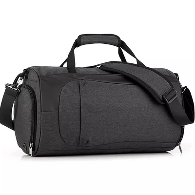 Anti borsa della palestra della borsa di viaggio di furto del poliestere con il compartimento bagnato della scarpa della tasca