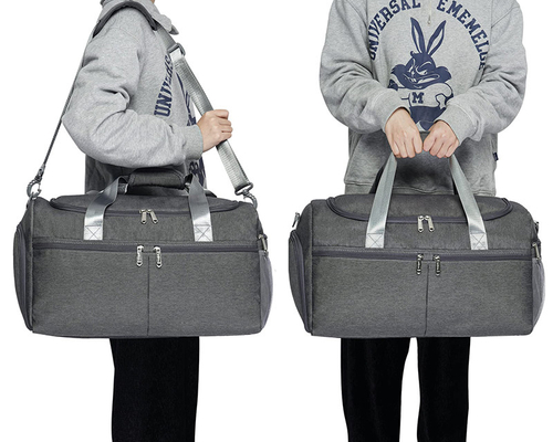 18&quot; anti borsa di Duffle della borsa di viaggio di furto della palestra con la tasca bagnata del compartimento della scarpa