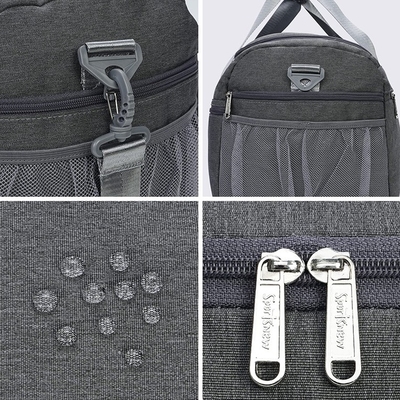 18&quot; anti borsa di Duffle della borsa di viaggio di furto della palestra con la tasca bagnata del compartimento della scarpa
