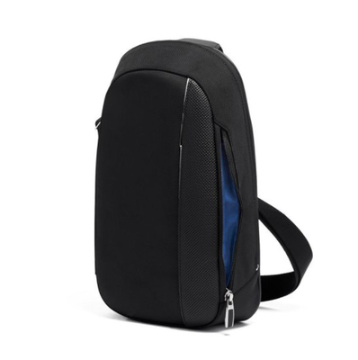 Borsa inter- del petto del corpo della vita della borsa della spalla alla moda nera del sacchetto per la palestra di viaggio impermeabile