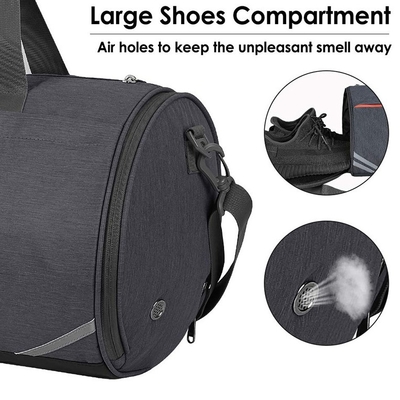 Borsa di Duffle leggera della palestra dell'anti di furto di sport borsa di viaggio con la tasca bagnata del compartimento della scarpa