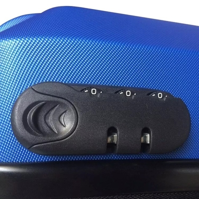 Chiusura lampo TSA di viaggio dell'ABS la doppia dei bagagli di Hardside della valigia impermeabile del carrello chiude 4 ruote a chiave del filatore