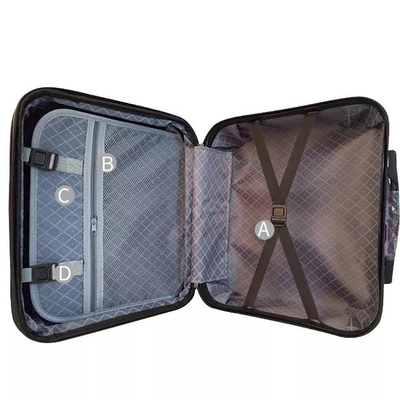 Valigia impermeabile di imbarco di Carry On Travel Luggage Hardshell a 18 pollici con la serratura