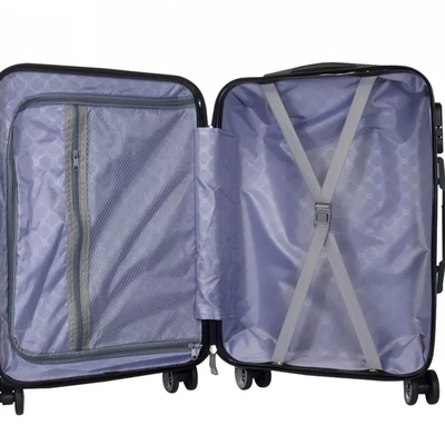 I bagagli di alluminio di viaggio del carrello dei pp mettono la valigia sulla cassa dura impermeabile a 20 pollici delle ruote