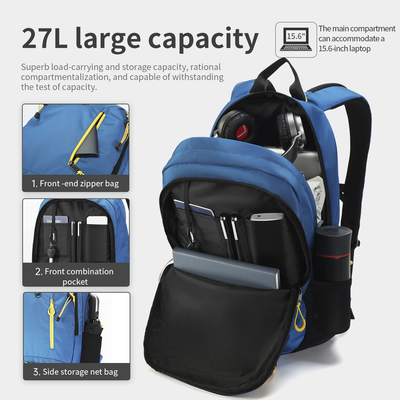 Nuova borsa d'escursione impermeabile di tendenza di alpinismo dello zaino T-B9280 con la striscia riflettente