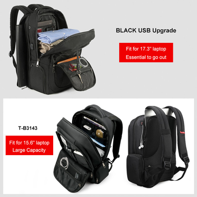 Zaino di carico del computer portatile di viaggio d'affari del Usb di BSCI per gli uomini 29*9*20cm