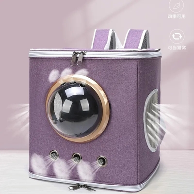 Zaino respirabile della finestra di Cat Kitten Dog Backpack Astronaut Capsule del trasportatore dell'animale domestico