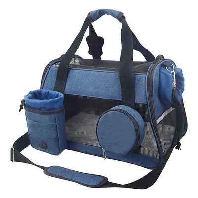 3 in 1 materiale del cotone dell'unità di elaborazione di Cat Dog Travel Carrier Nylon della borsa di trasportatore dell'animale domestico piccolo